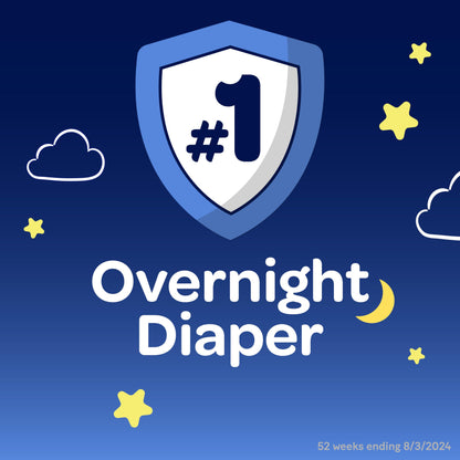 Huggies Size 5 Overnites Baby Diapers: Overnight Diapers, Size 5 (27+ lbs), 100 Ct (2 Packs of 50)