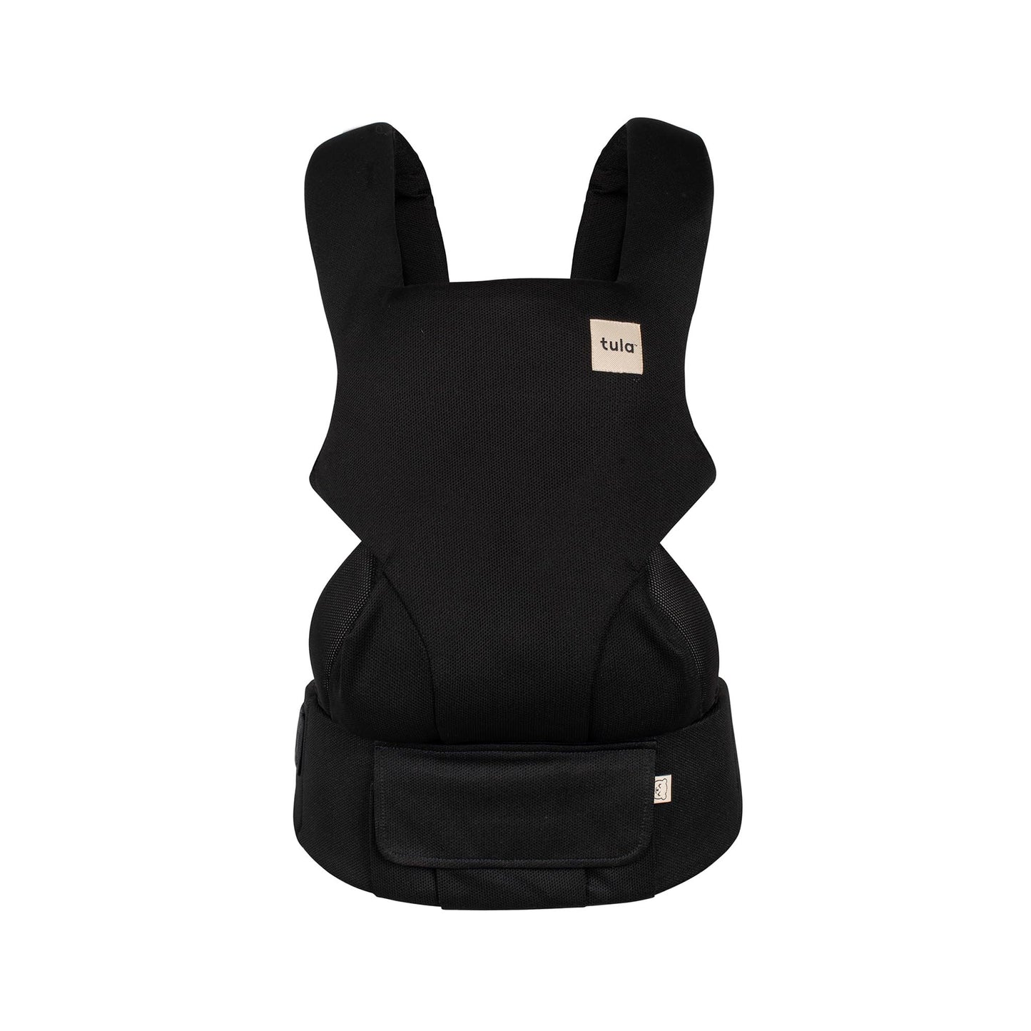 Baby Tula Explore Linen Baby Carrier 7 – 45 lb, Adjustable Newborn to Toddler Carrier, Multiple Ergonomic Positions Front and Back, Breathable and [Natural – Explore + Linen, Ash