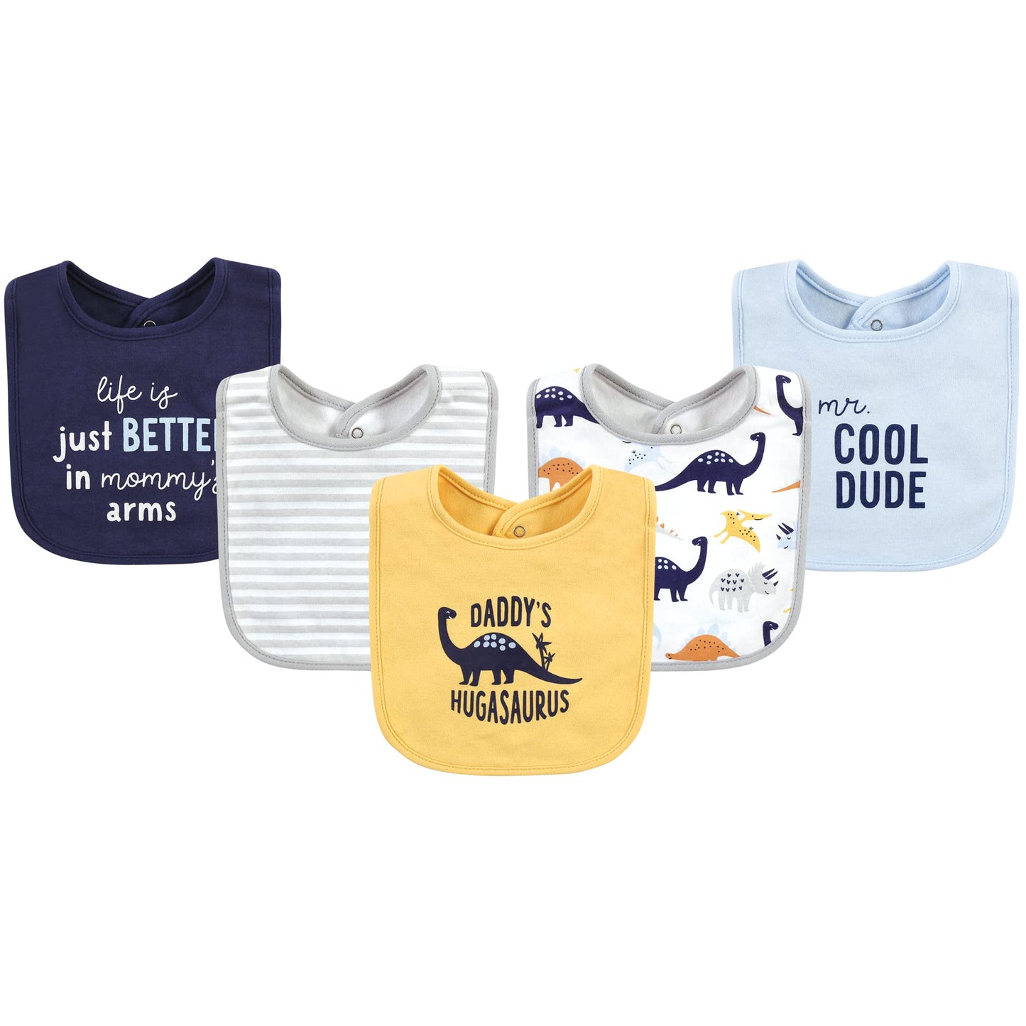 Hudson Baby Unisex BabyCotton Bibs