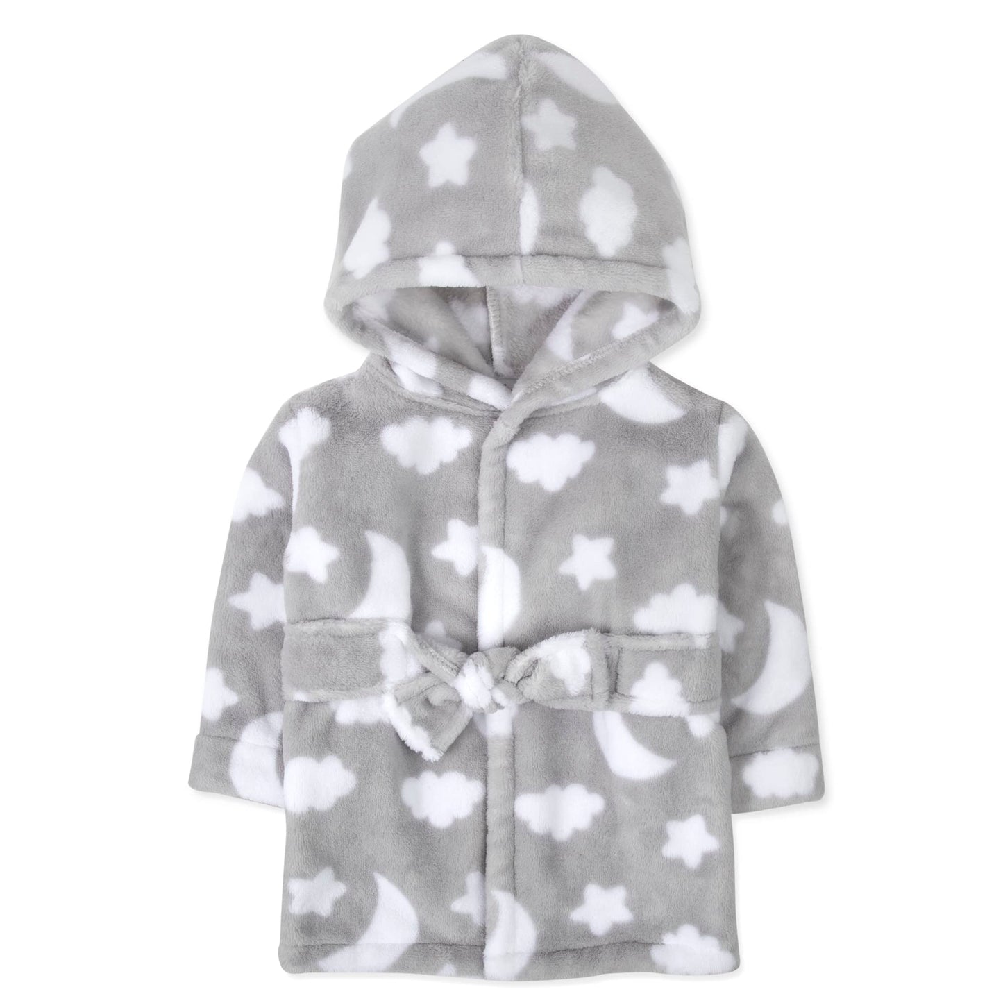 Baby and Infant Bath Robe with Hood and Baby Beach Cover Up for Boys and Girls 0-9 Months (Enchanted Evening)