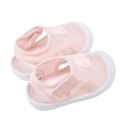 BMCiTYBM Baby Boy Girl Closed Toe Summer Sandals Lightweight Shoes Infant Non-Slip First Walking Sneakers 6 9 12 18 24 Months