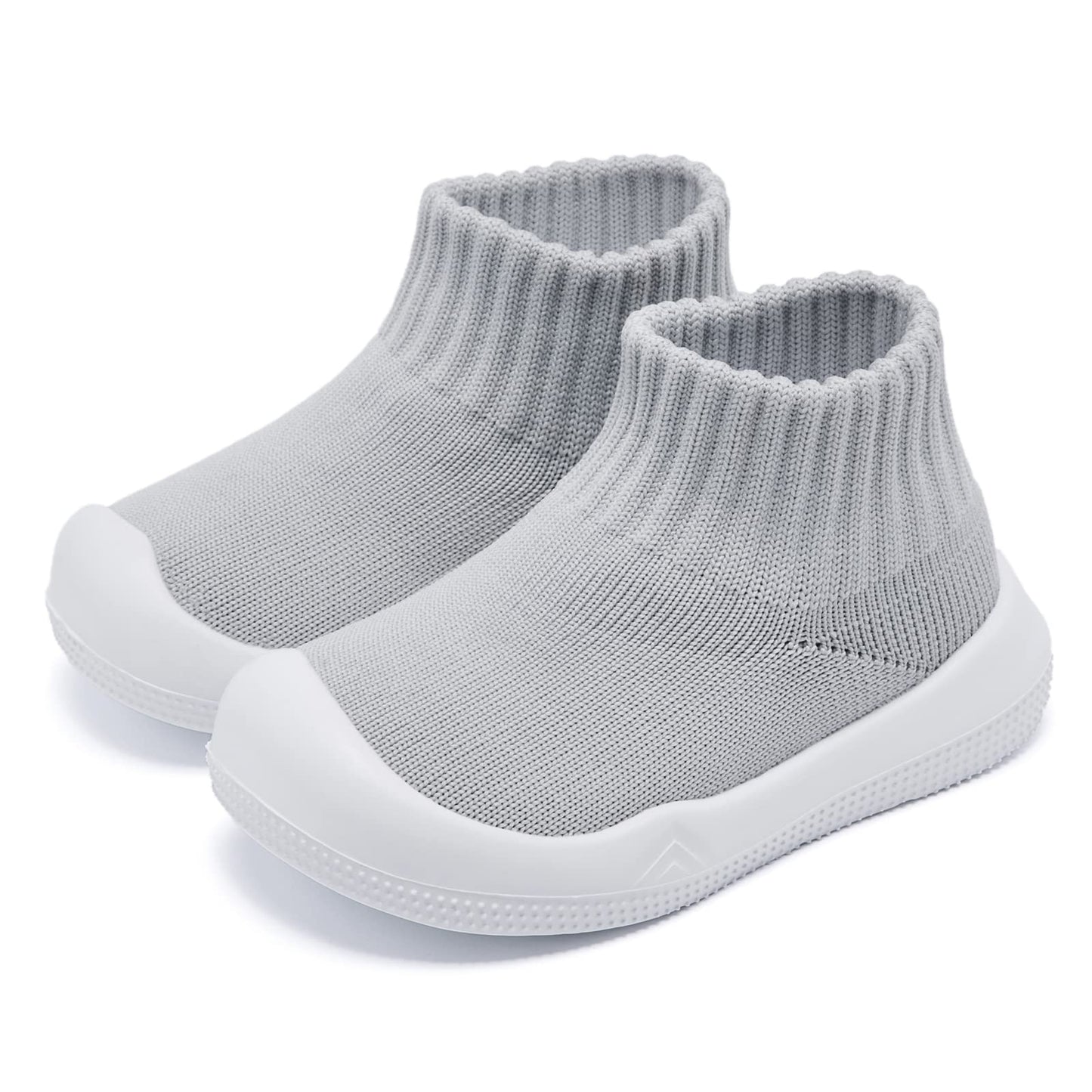 Eashi Baby Boy Girl Non-Skid Indoor Infant Walking Shoes Breathable Warm Elastic Sock Shoes with Memory Sole Protect Toes Outdoor Sneakers