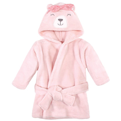 Hudson Baby Unisex Baby Plush Animal Face Bathrobe
