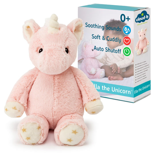 Cloud b Sound Machine with White Noise Soothing Sounds | Cuddly Stuffed Animal & Nomadic Nightlight | Record Parent Voice | Adjustable Settings & Auto-Shutoff | LoveLight™ Buddies - Drake The Dragon™