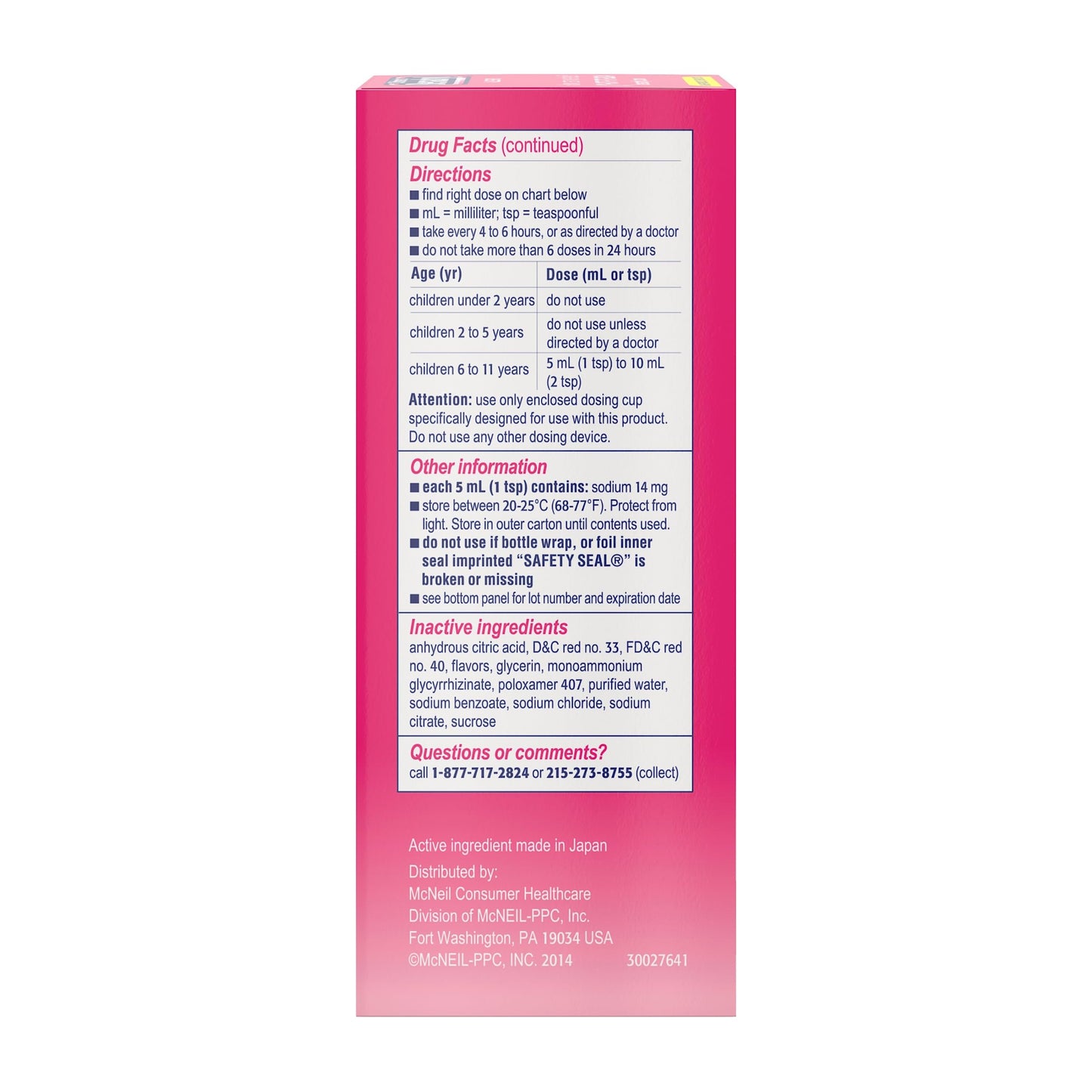 Benadryl Children's Dye-Free Allergy Relief Liquid + 12.5 mg Diphenhydramine HCl, Antihistamine Allergy Medicine for Kids Helps Relieve Runny Nose & Sneezing, Bubble Gum Flavor, 8 fl. oz