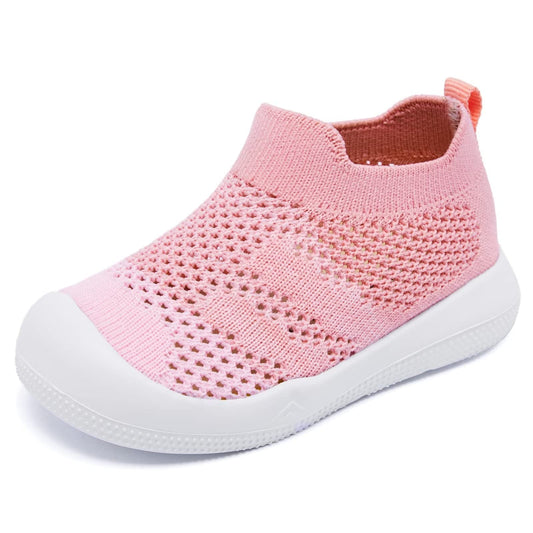 Eashi Baby Boy Girl Non-Skid Indoor Infant Walking Shoes Breathable Warm Elastic Sock Shoes with Memory Sole Protect Toes Outdoor Sneakers