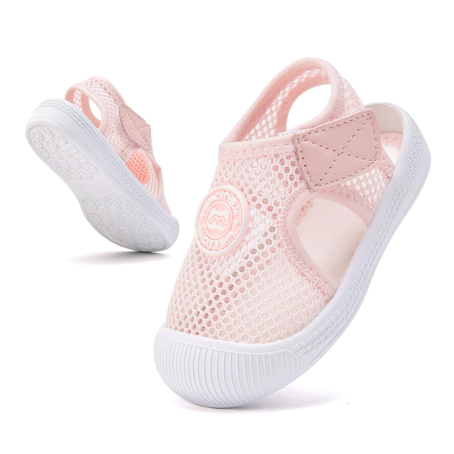 BMCiTYBM Baby Boy Girl Closed Toe Summer Sandals Lightweight Shoes Infant Non-Slip First Walking Sneakers 6 9 12 18 24 Months