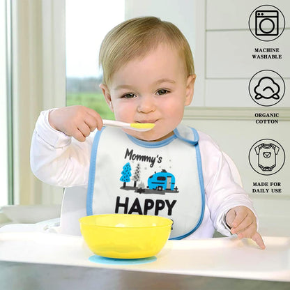 BWkoss 10Pcs Waterproof Baby Bibs Unisex Newborn Babies Food Bibs Baby Keepsake Birthday Gift for Drooling Feeding Eating Teething, 6-12 Months