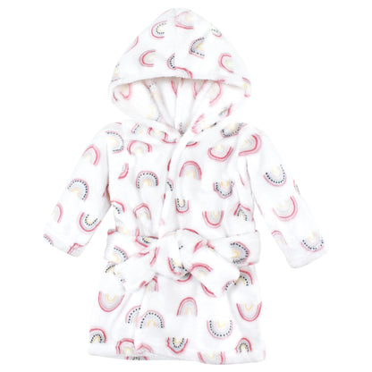 Hudson Baby Unisex Baby Plush Animal Face Bathrobe