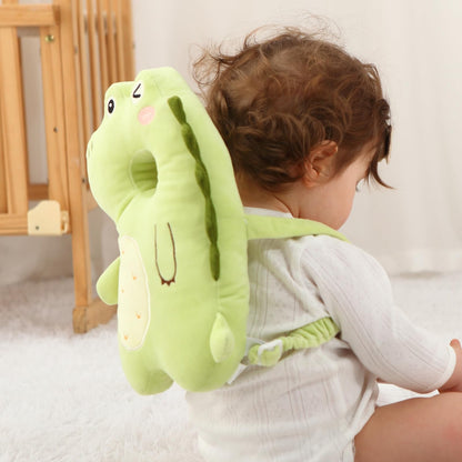 Baby Head Protector Backpack -Soft & Lightweight Pads - Prevents Bebes Backward Fall Astronauts Plush Stuffed