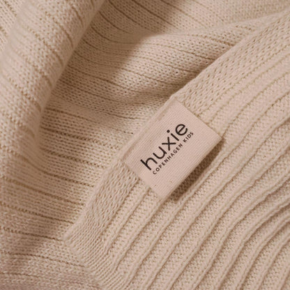 Knitted Organic Cotton Baby Blanket- Swaddle Blanket, 30" x 40" Soft Receiving Blanket for Newborn (Mochachino)