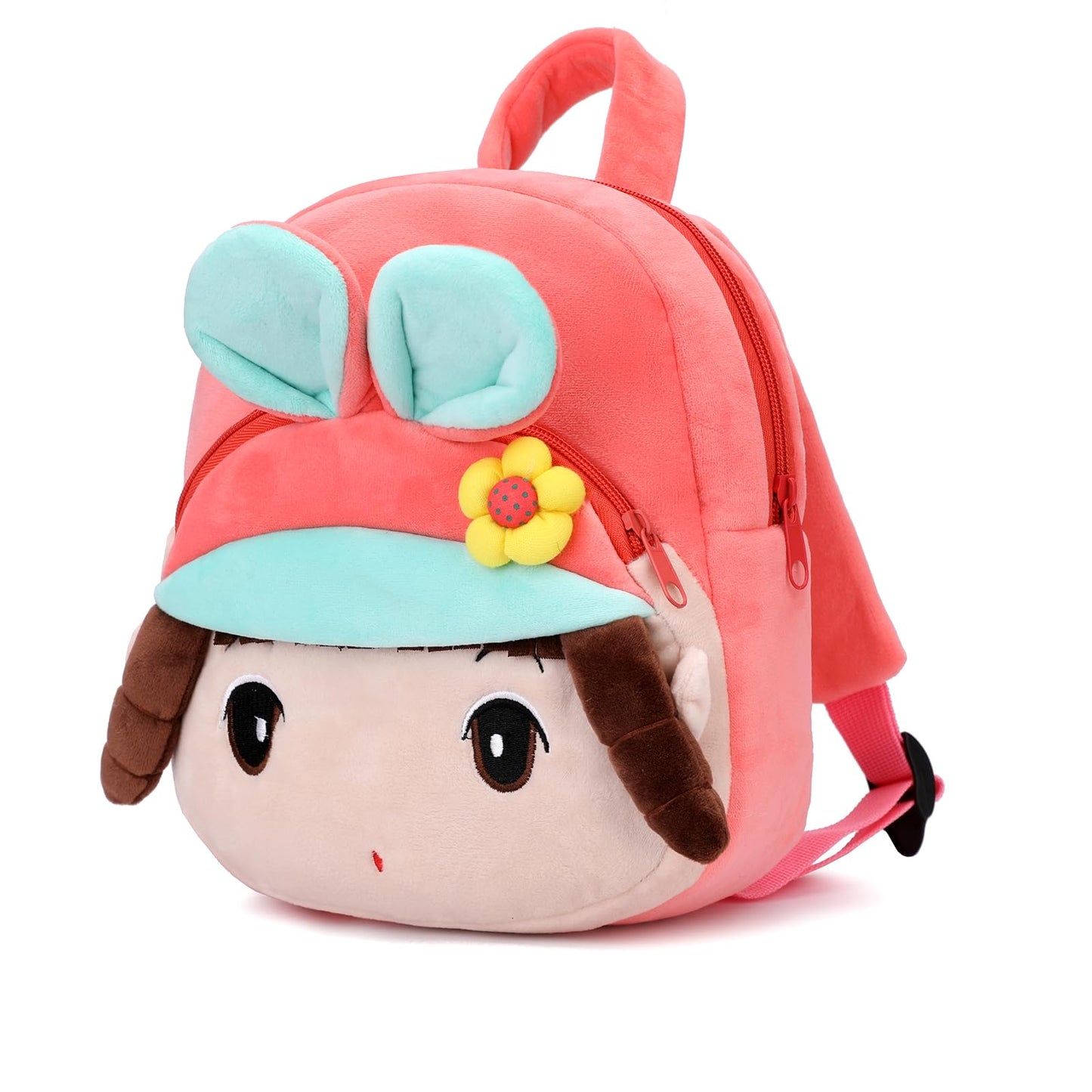Cute Toddler Backpack Plush Animal Cartoon Mini Travel Daycare Bag for Baby Girl Boy 2-6 Years (Shark Blue)