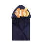 Hudson Baby Unisex Baby Cotton Animal Face Hooded Towel, Pretty Elephant, One Size