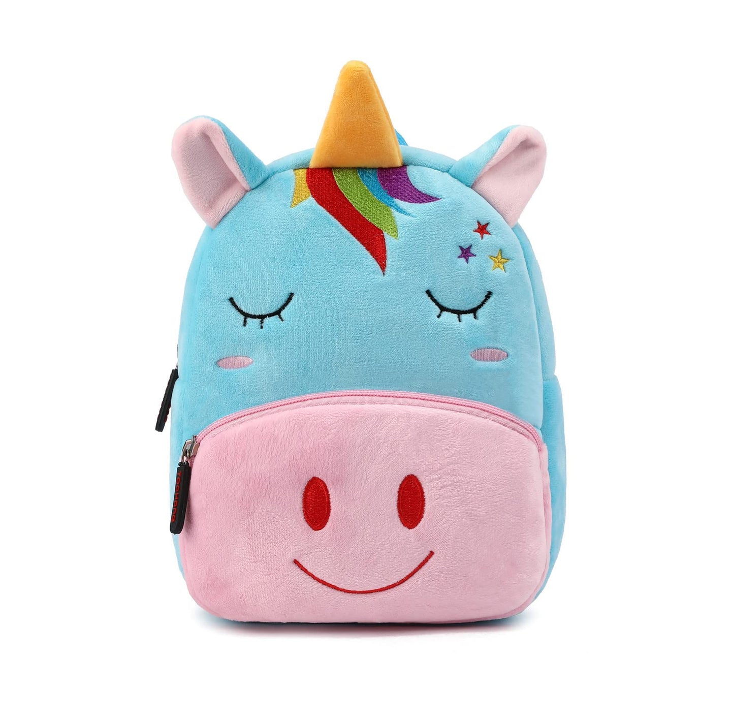 Toddler Backpack for Boys and Girls, Cute Soft Plush Animal Cartoon Mini Backpack Little For Kids 2-6 Years (Cows)