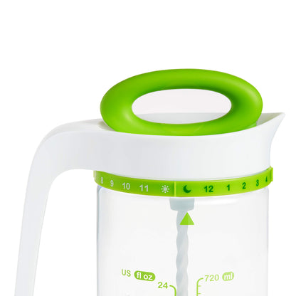 Munchkin Smart Blend Formula Mixing and Breast Milk Storage Pitcher, 24 Ounce, Green