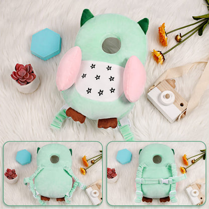 Baby Toddler Walker Head Protector Backpack Adjustable Wear Head Protection Safety Pad Backpack Baby Toddler & Walker Walking & Crawling Cute Owl MTY