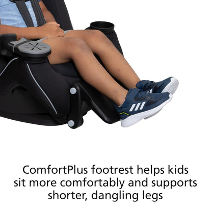 Safety 1st Grow and Go All-in-One Slim Convertible Car Seat, Rear Facing, 5-40 lbs, Forward Facing (30–65 lbs), High Back Booster Seat 40-100 pounds, Dunes Edge
