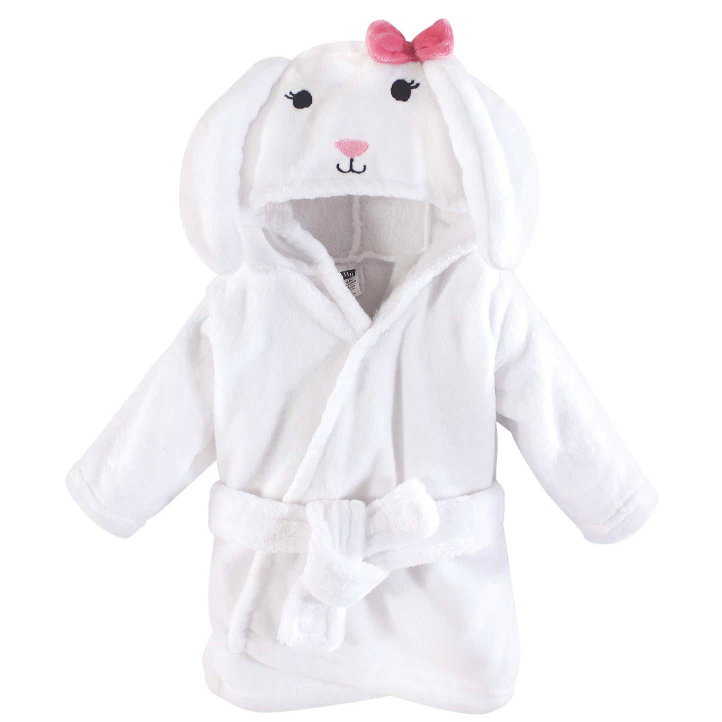 Hudson Baby Unisex Baby Plush Animal Face Bathrobe