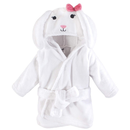 Hudson Baby Unisex Baby Plush Animal Face Bathrobe