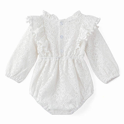 Simplee kids Baby Girl Kint Romper Fall Sleeveless Pompoms Rompers Newborn Little Girl Overall Jumpsuit Outfits