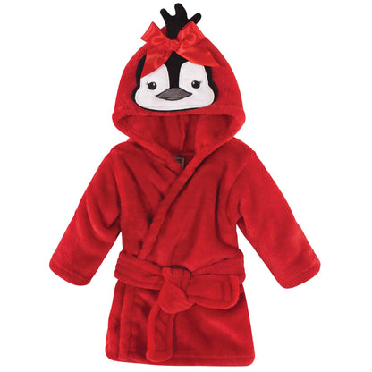 Hudson Baby Unisex Baby Plush Animal Face Bathrobe