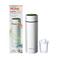 Nuby RapidCool Portable Baby Bottle Maker - With Milk Powder Dispenser and Digital Lid - Ideal for Travel Bottles and Night Feeds - Stainless Steel