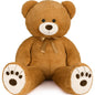 Muiteiur 49 inch Giant Teddy Bear Stuffed Animal, Big Bear Plush with Big Footprint, Great Gift for Party Decorations (Brown)