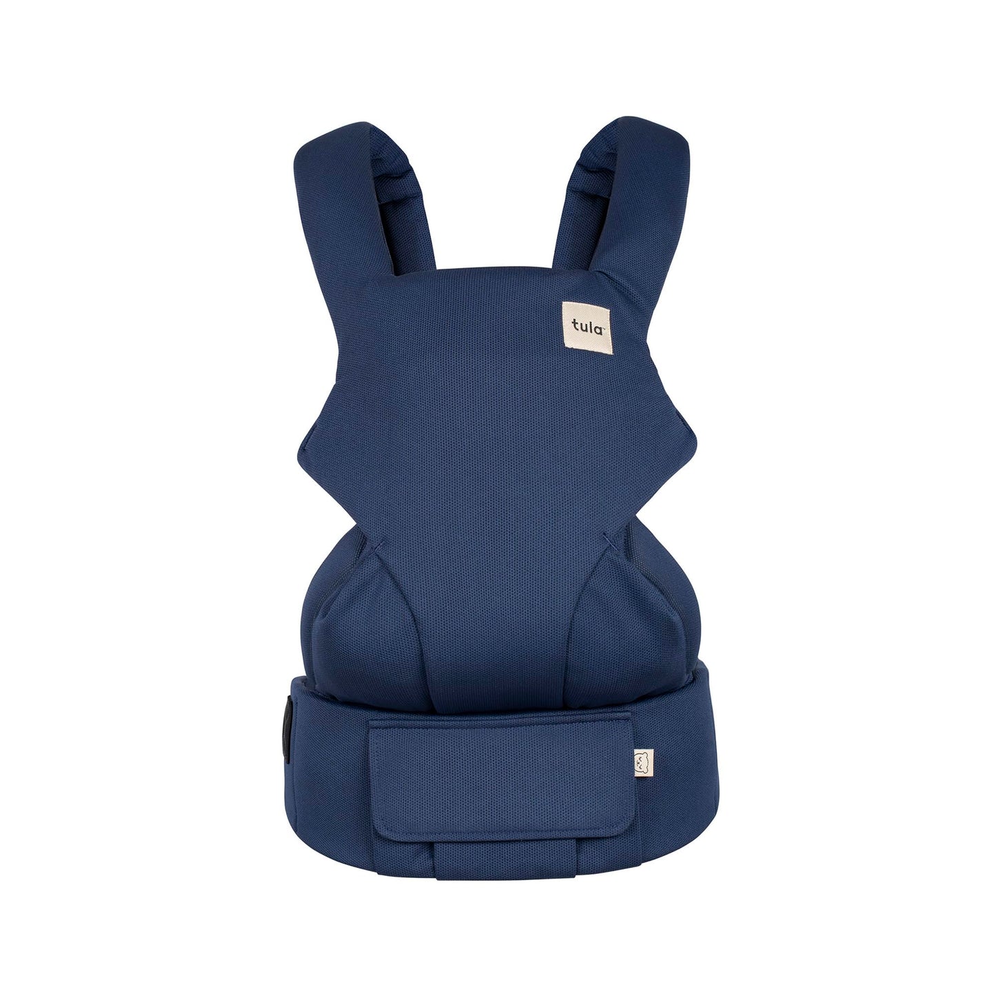 Baby Tula Explore Linen Baby Carrier 7 – 45 lb, Adjustable Newborn to Toddler Carrier, Multiple Ergonomic Positions Front and Back, Breathable and [Natural – Explore + Linen, Ash