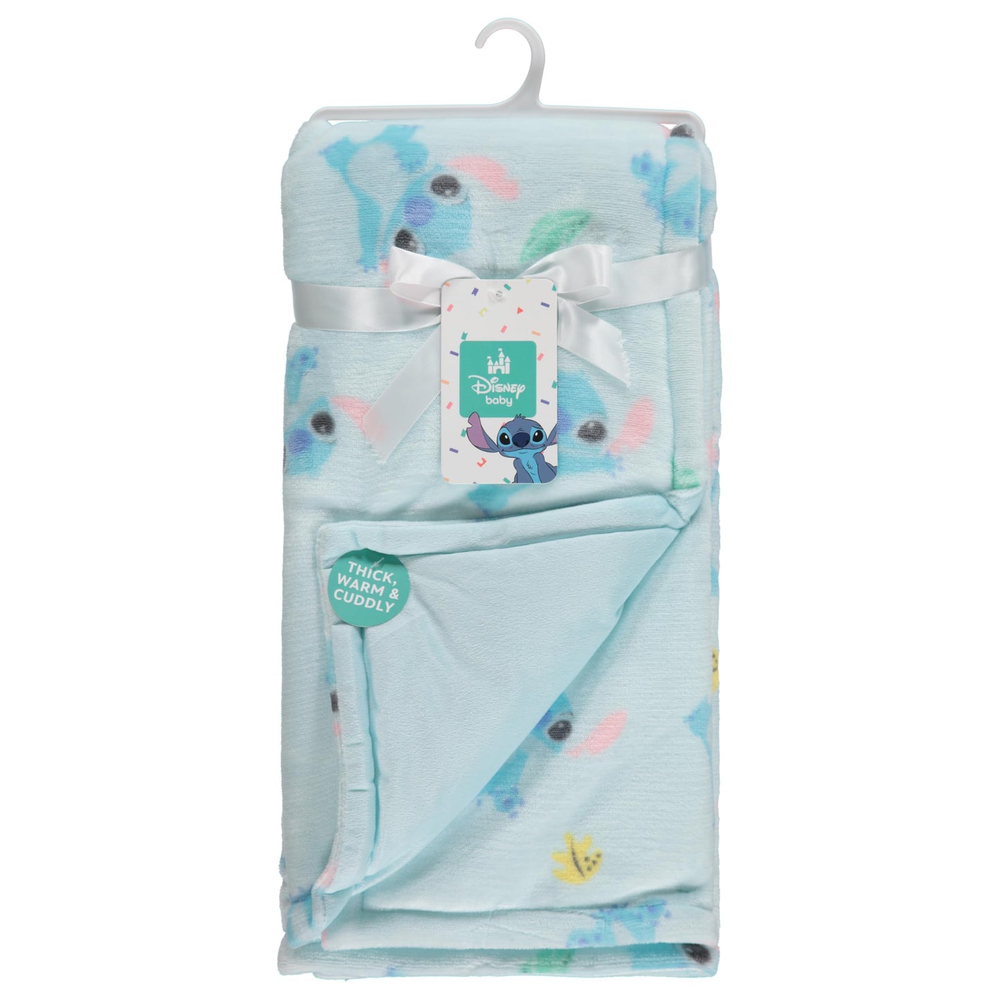 Disney Mickey Mouse, Minnie Mouse, Winnie The Pooh, Lilo and Stitch 2-Ply Infant Blanket - Soft Fleece with Polyfill - Cozy and Warm Baby Blanket for Baby Boys and Girls, 30x40 Inches