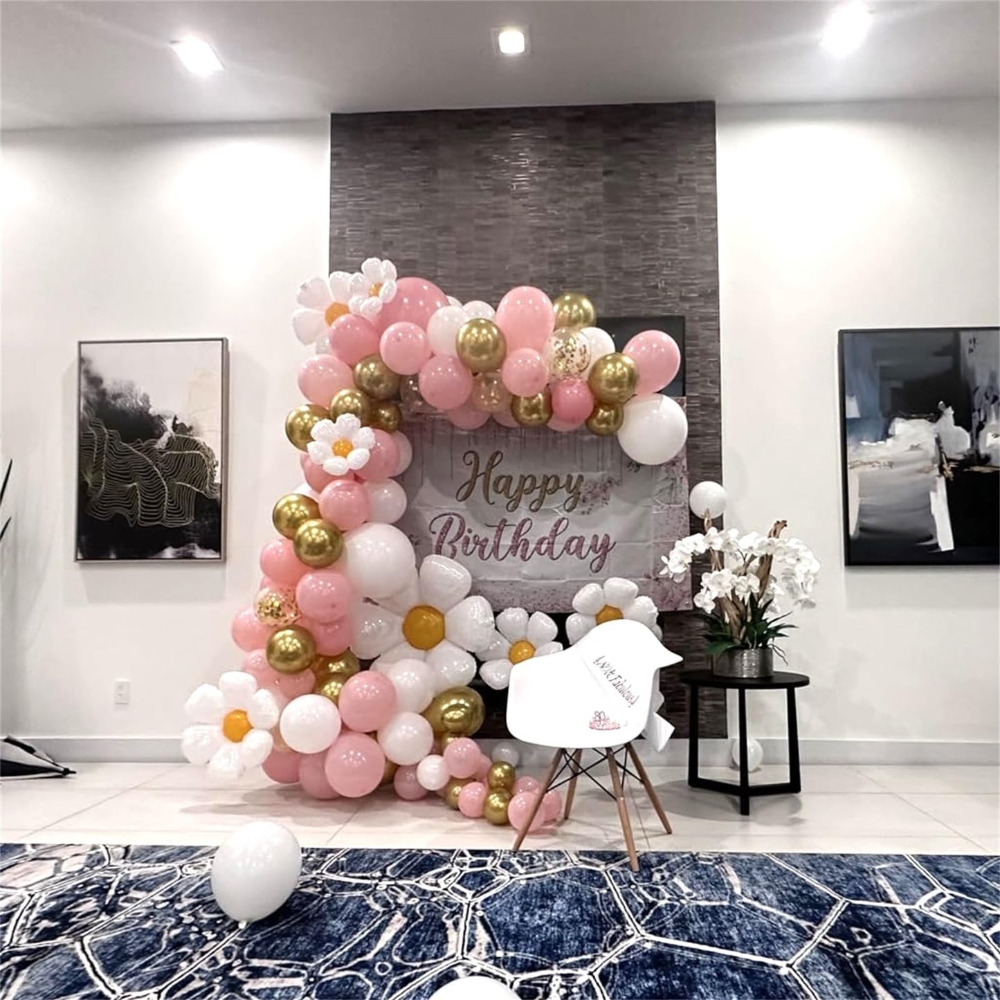 Dusty Blue Balloon Set, 60Pcs 12 Inch Slate Baby Blue White Sand Latex Balloon with Metallic Confetti Champagne Gold Helium Balloons for Birthday Party Baby Bridal Shower Boho Decortaions Supplies