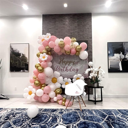 Dusty Blue Balloon Set, 60Pcs 12 Inch Slate Baby Blue White Sand Latex Balloon with Metallic Confetti Champagne Gold Helium Balloons for Birthday Party Baby Bridal Shower Boho Decortaions Supplies