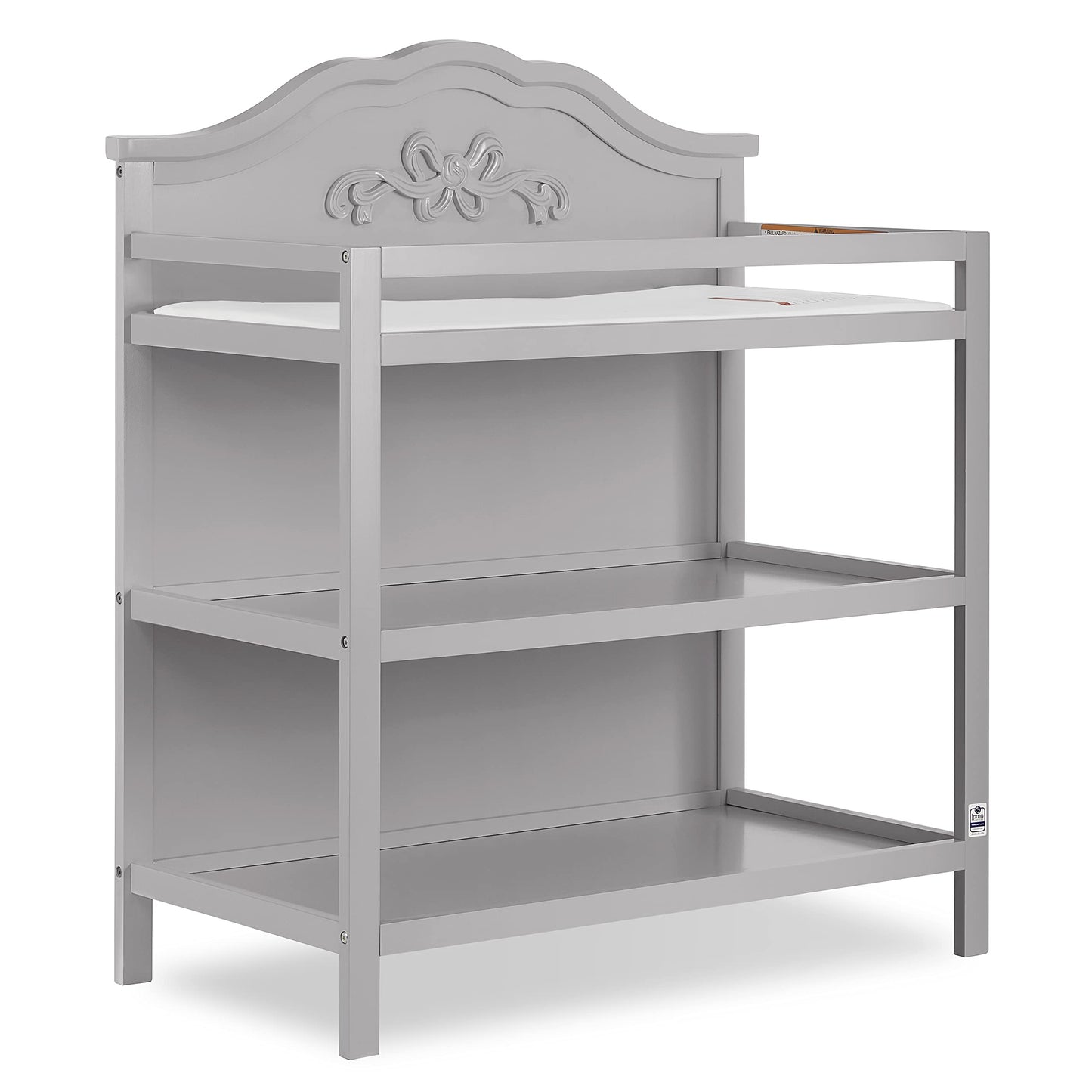 6044AU-PLTM Changing Table, Platinum