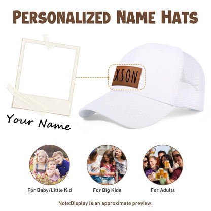 Personalized Baby Baseball Cap Toddler Baseball Hat for Boys & Girls - Infant Sun Hat