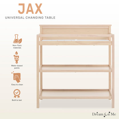 Dream On Me Jax Universal Changing Table, Blush Pink , 34x20x40 Inch (Pack of 1)