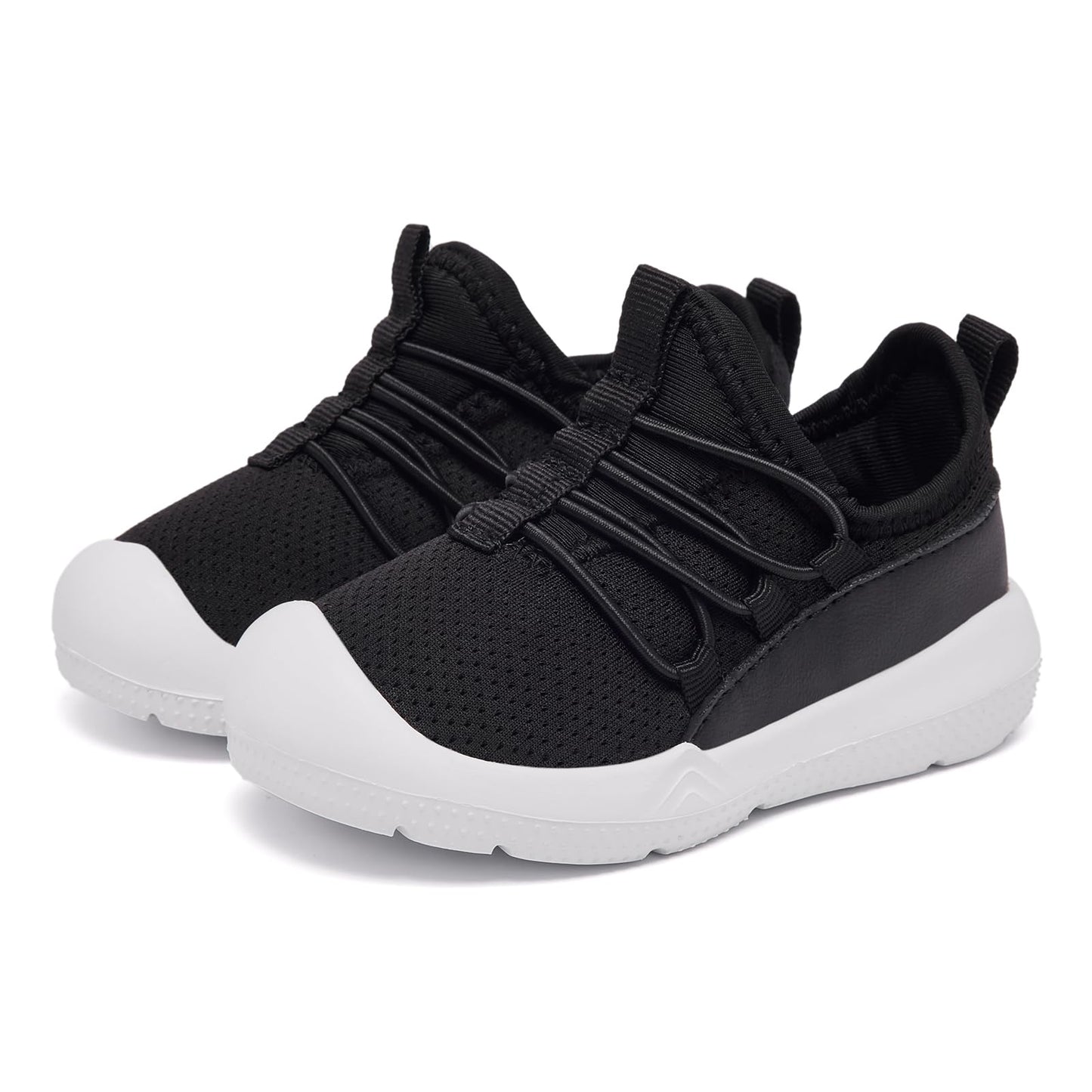 MORENDL Toddler Sneakers Infant Baby Walking Shoes Girl Boy Tennis Lightweight Slip On Shoes