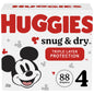 Huggies Size 1 Diapers, Snug & Dry Newborn Diapers, Size 1 (8-14 lbs), 38 Count, Packaging May Vary
