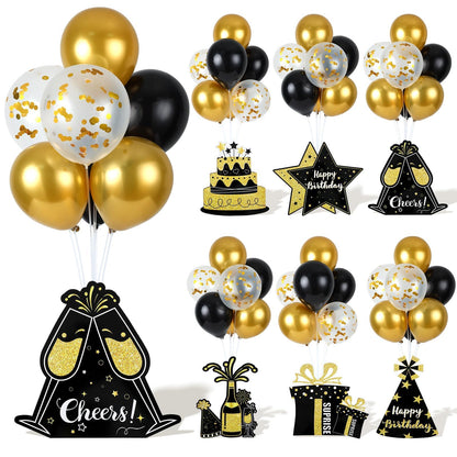 4 Sets Balloon Stand Kit for Table Bear Baby Shower Tables Centerpieces with Balloon Boy Baby Shower Decorations for Bear Theme Gender Reveal Birthday Party Table Decorations Supplies (Brown Bear, 4)