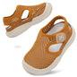 LeIsfIt Toddler Sandals Boys Girls Wide Sandals Kids Water Sandals Barefoot Water Shoes for Beach Swim Lightweight Closed Toe Summer Sandals