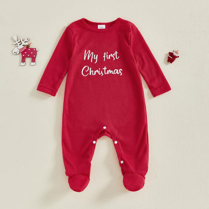 Kuriozud My First Halloween Baby Girl Boy Outfit Newborn Pumpkin Jumpsuit Romper Halloween Footie Pajamas Coming Home Outfit