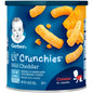 Gerber Lil' Crunchies, Cheddar and Veggie Dip, 1.48 Ounce, 4 Count