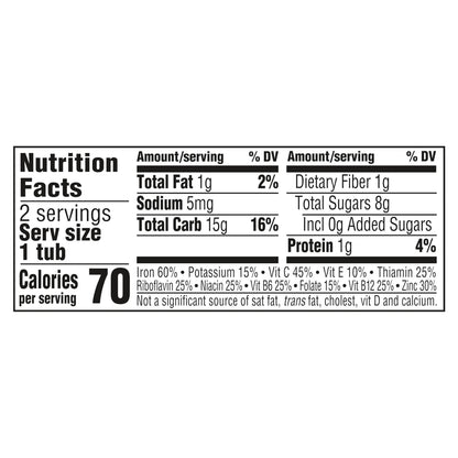 Gerber Baby Food 2nd Foods, Mixed Cereal, Pears & Cinnamon with Oatmeal Puree, 4 Ounce Tubs, 2-Pack (Pack of 8)