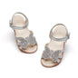 Felix & Flora Toddler Girls Sandals Soft Rubber Flats Summer Baby Flower Girl Shoes.