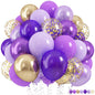 Dusty Blue Balloon Set, 60Pcs 12 Inch Slate Baby Blue White Sand Latex Balloon with Metallic Confetti Champagne Gold Helium Balloons for Birthday Party Baby Bridal Shower Boho Decortaions Supplies