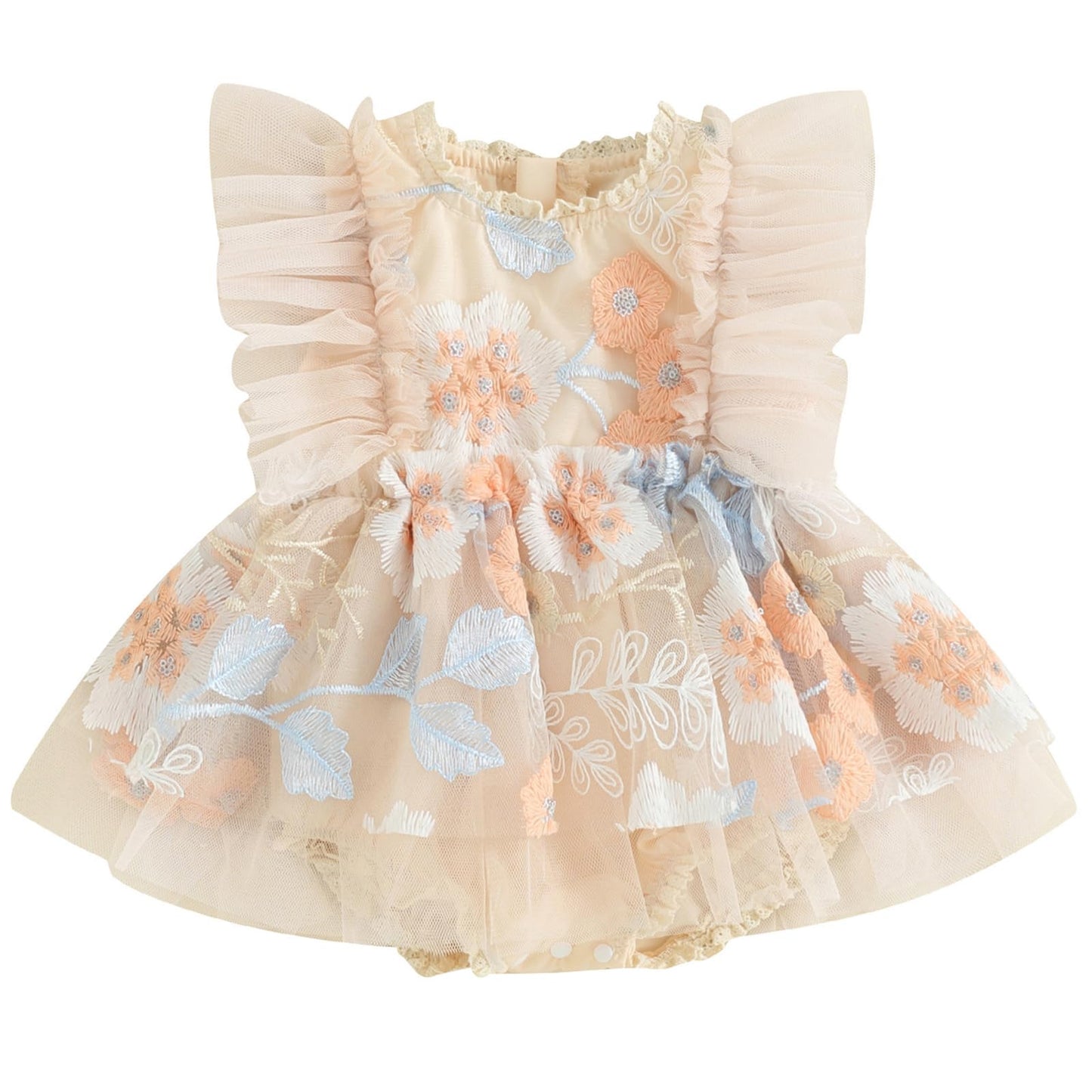 Mubineo Baby Girl Summer Clothes Lace Romper Skirt Dress Princess Outfits Sleeveless Flower Newborn Outfit