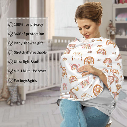 Cute Butterfly Baby Stuff Car Seat Covers Baby Multi-Use Car Seat Canopy Carrier Cover, Breathable Breastfeeding Cover Boys & Girls