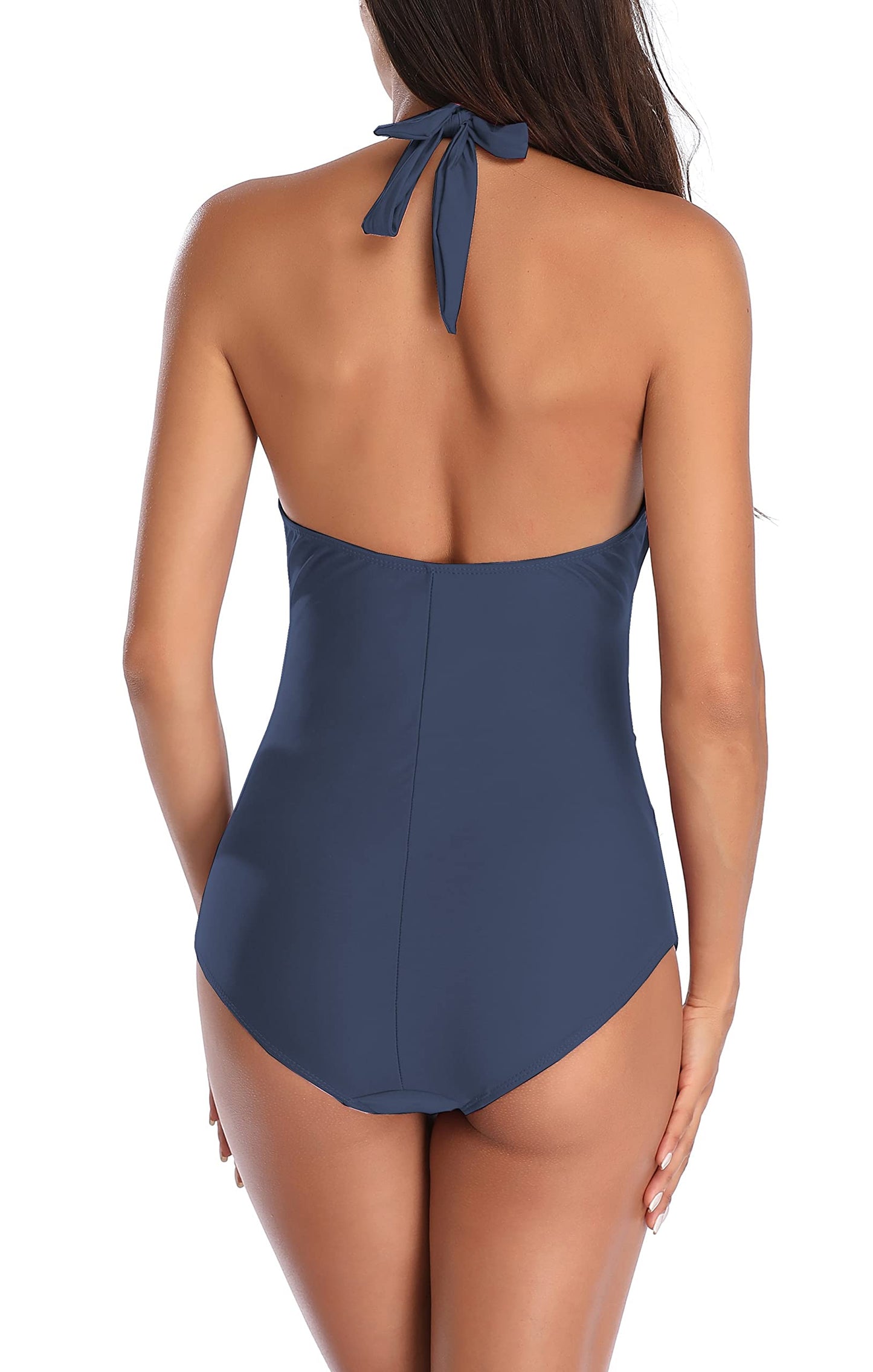 EastElegant Maternity Swimsuits One Piece V-Neck Pregnancy Swimwear Halter Maternity Bikini