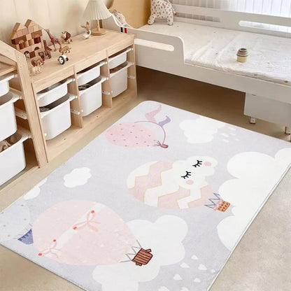 ABREEZE Kids Rug Play Mat Ultra Soft Rugs for Bedroom, 3.3'x5' Non Slip Cartoon Children Nursery Rug Area Rug Kids Carpet for Bedroom Decor Playroom Living Room