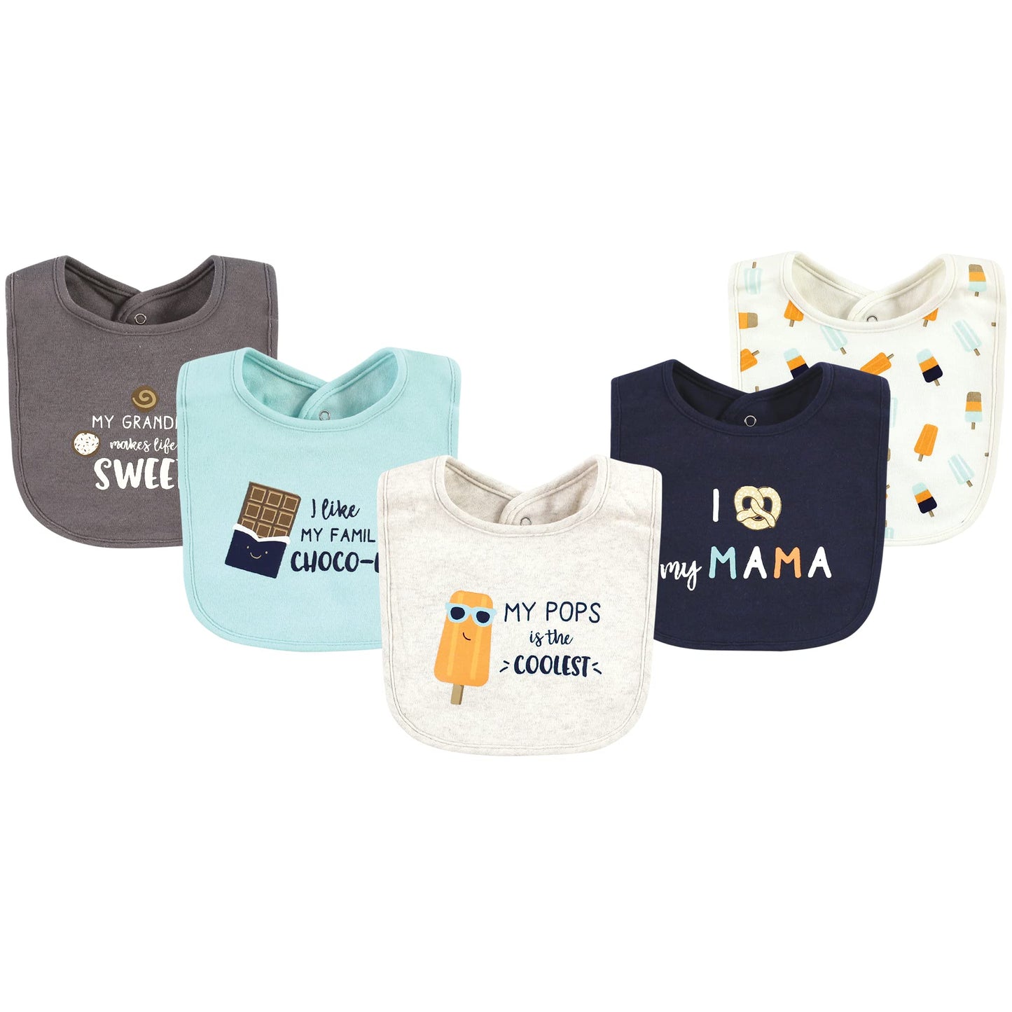 Hudson Baby Unisex BabyCotton Bibs