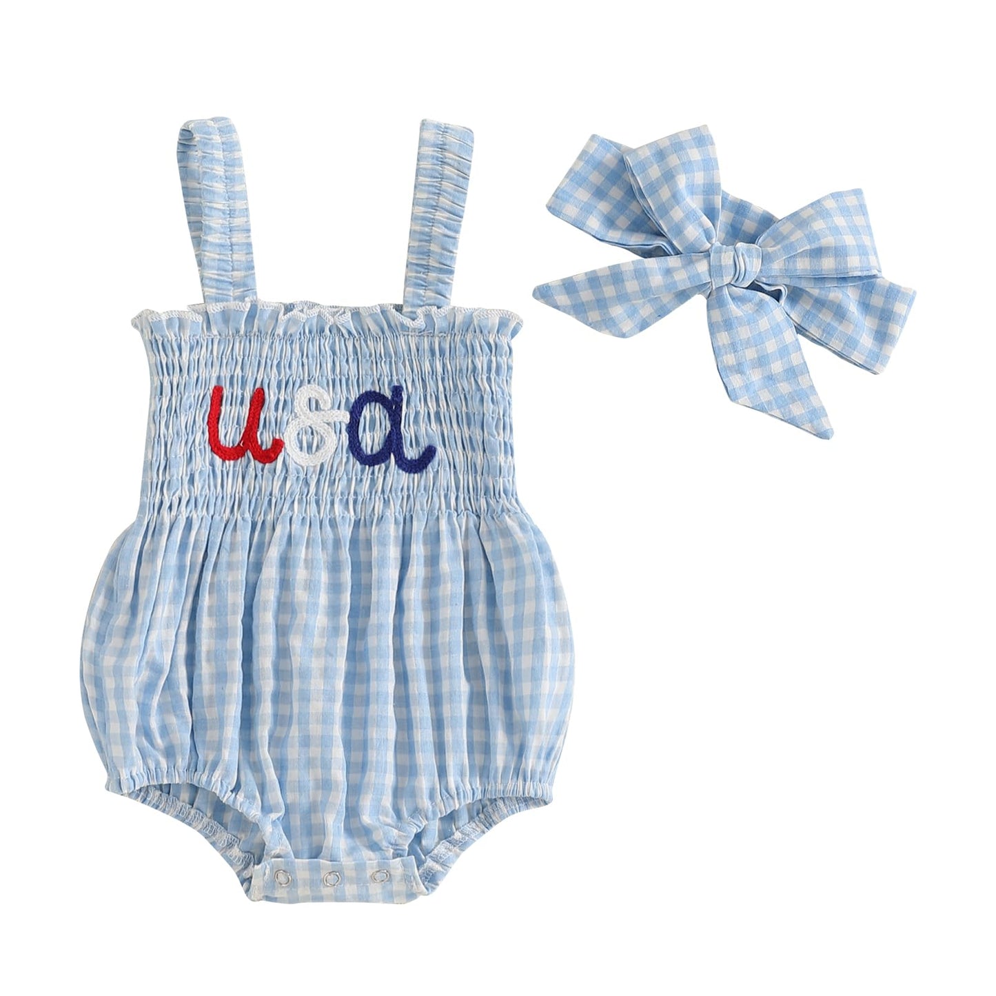 FOMOYUU Infant Newborn Baby Girl Ruffle Sleeveless Romper Summer Clothes Outfit with Cute Floral Print Jumpsuit
