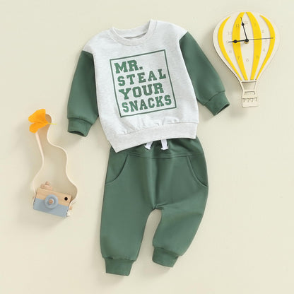 Toddler Baby Boy Summer Clothes Letter Print Short Sleeve Shirt Tops and Shorts Set Summer Outfit 2Pcs